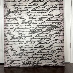 Jace Grey Black and White text Wall Art