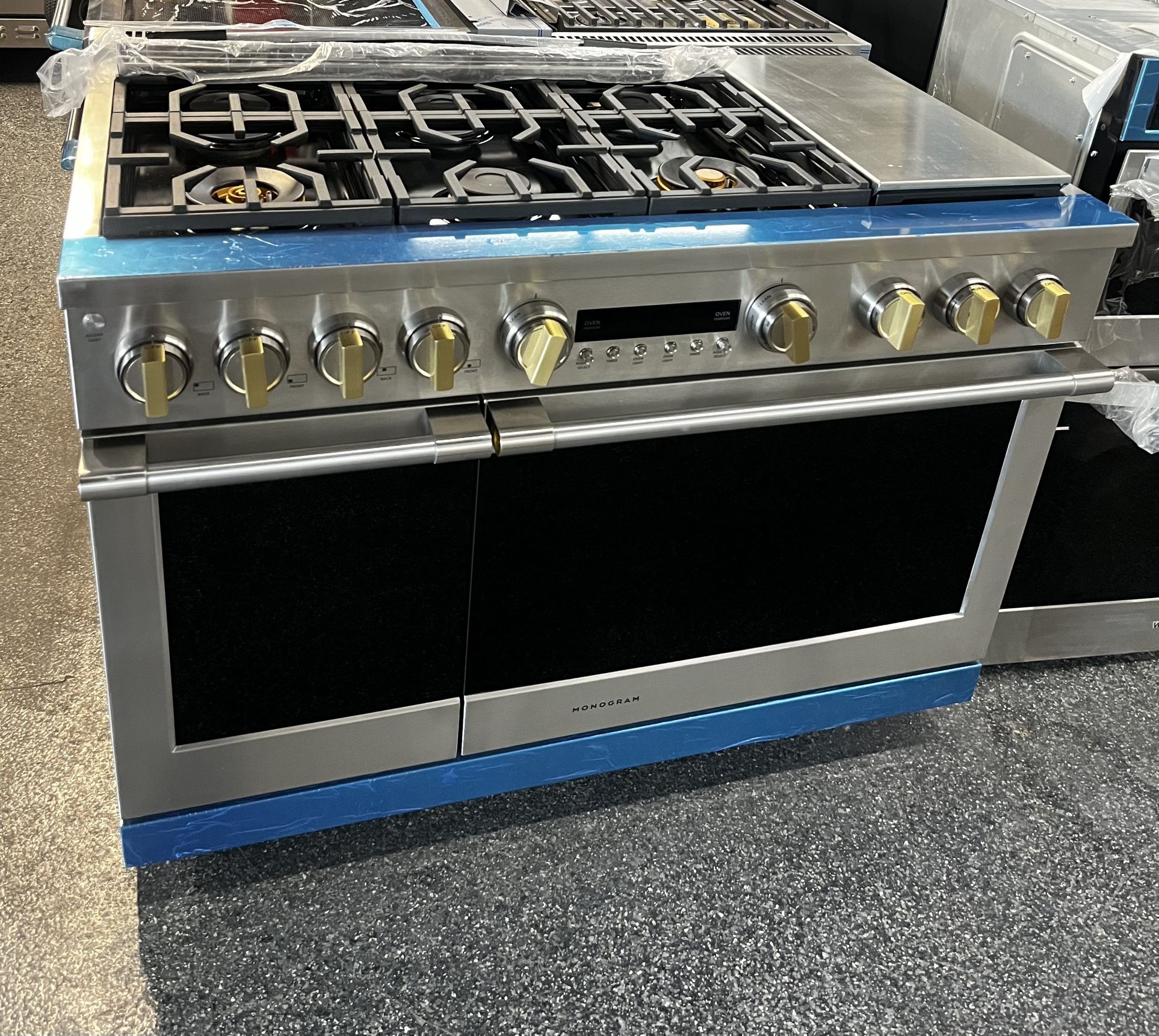 Monogram Stainless Steel 48” All Gas Range With Griddle