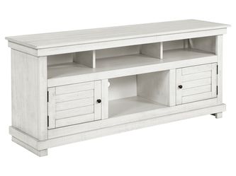 Payne Distressed White 60" TV Stand