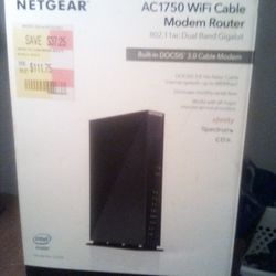 Netgear AC1750 WIFI Cable Modem Router