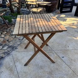 ♥️♥️ Wooden Patio Table, Our Balcony Table ♥️♥️