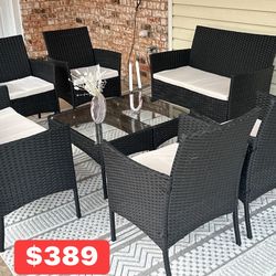 ‏New inbox patio set (we finance and deliver)($54 down,90 day no interest  payment plan)