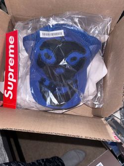 Supreme the misfits mesh back 6 panel blue