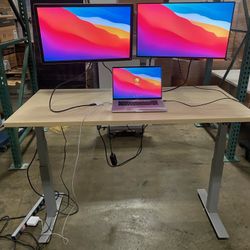 60x30 Standing Desk! 3-Stage Electric Height Adjustable Table!