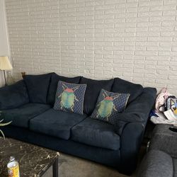 Blue Stain resistant Sofa