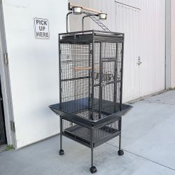 Brand New $130 Bird Cage 61-inch Tall with Rolling Stand for for Parrots Parakeets Conures Lovebird Cockatoo 