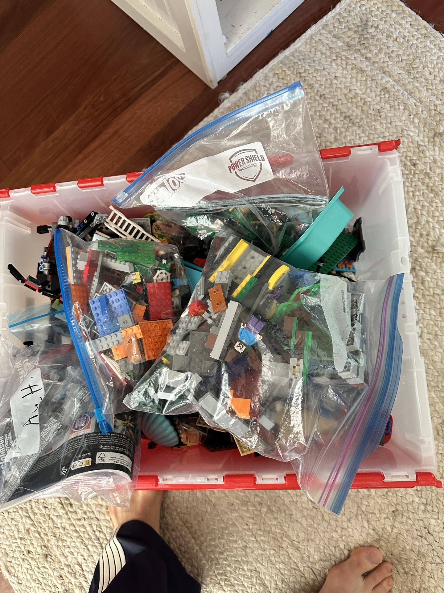 Huge Bucket Of Legos