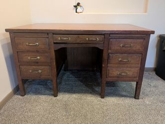 Solid Wood Vintage Desk