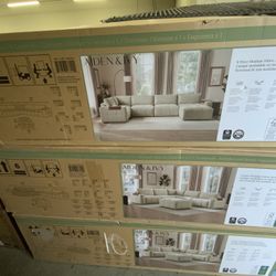 Paige 6-piece Modular Fabric Sectional