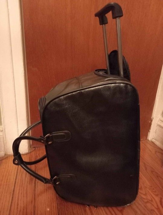 HandBag That Turns Into CarryOn With Wheels & Handle