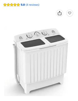 Mini Portable Top Loading Twin Washer Machine 