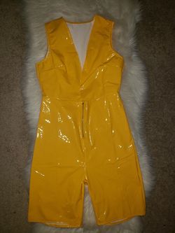 Yellow bodysuit