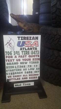265 70 17 MT BRAND NEW TIRE TIRES $150 EACH $600