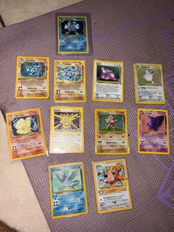 Vintage  Pokemon cards