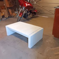 Coffee Table  Solid Wood  .CAN PAINT ANOTHER COLOR FOR ADDITIONAL COST 