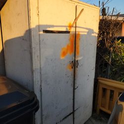 Free Large Wooden Garage Cabinet 