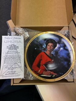 Star Trek 25th Anniversary Commemorative Plate
