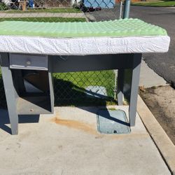 Free Crib Mattress And Topper. Desk