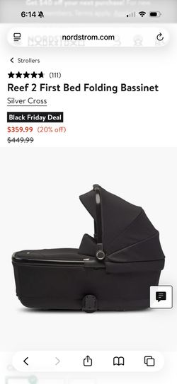 Silver Cross Reef 2 Folding Bassinet attachment 