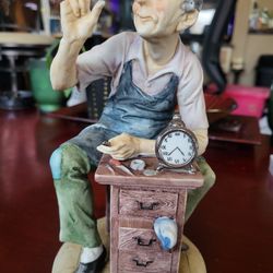Vintage Capodimonte Pucci "The Watchmaker" Figurine