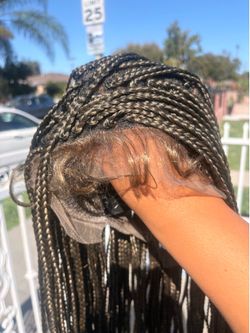 Lace front wig