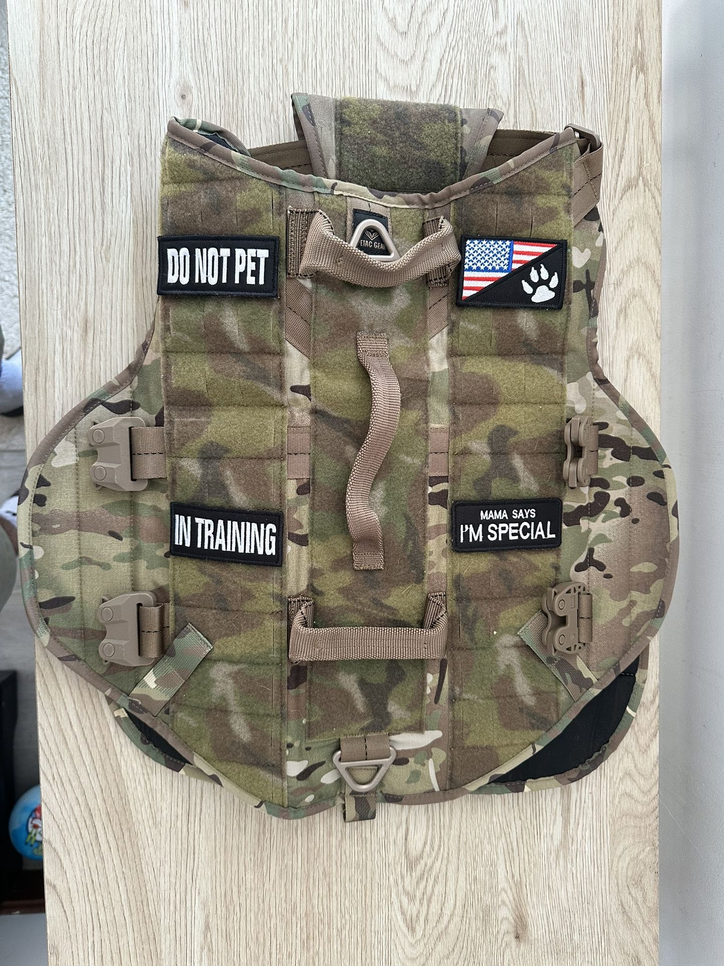 Petac Gear Tactical Dog Harness LARGE
