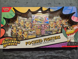 Pokemon Mega Evolution Ascended Heroes Focused Fighters Premium Collection