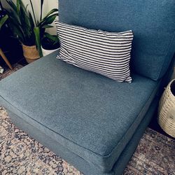 IKEA Kivik Sleeper Chair Twin Bed - 1 seat sleeper sofa - Space Saving Pullout - Washable slip cover