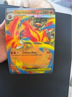 Pokemon Promo Mega Emboar EX Jumbo card