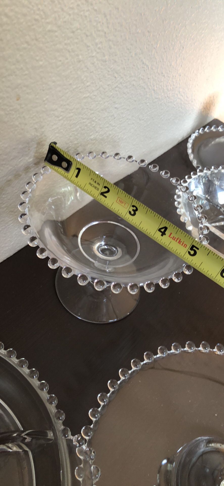 Clear Candlewick Serving Pieces