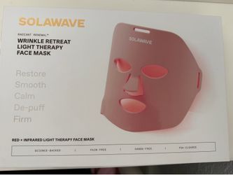 SOLAWAVE wrinkle retreat light therapy face mask