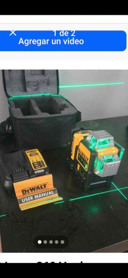 DeWalt 3-Plane Green Laser Level Kit
