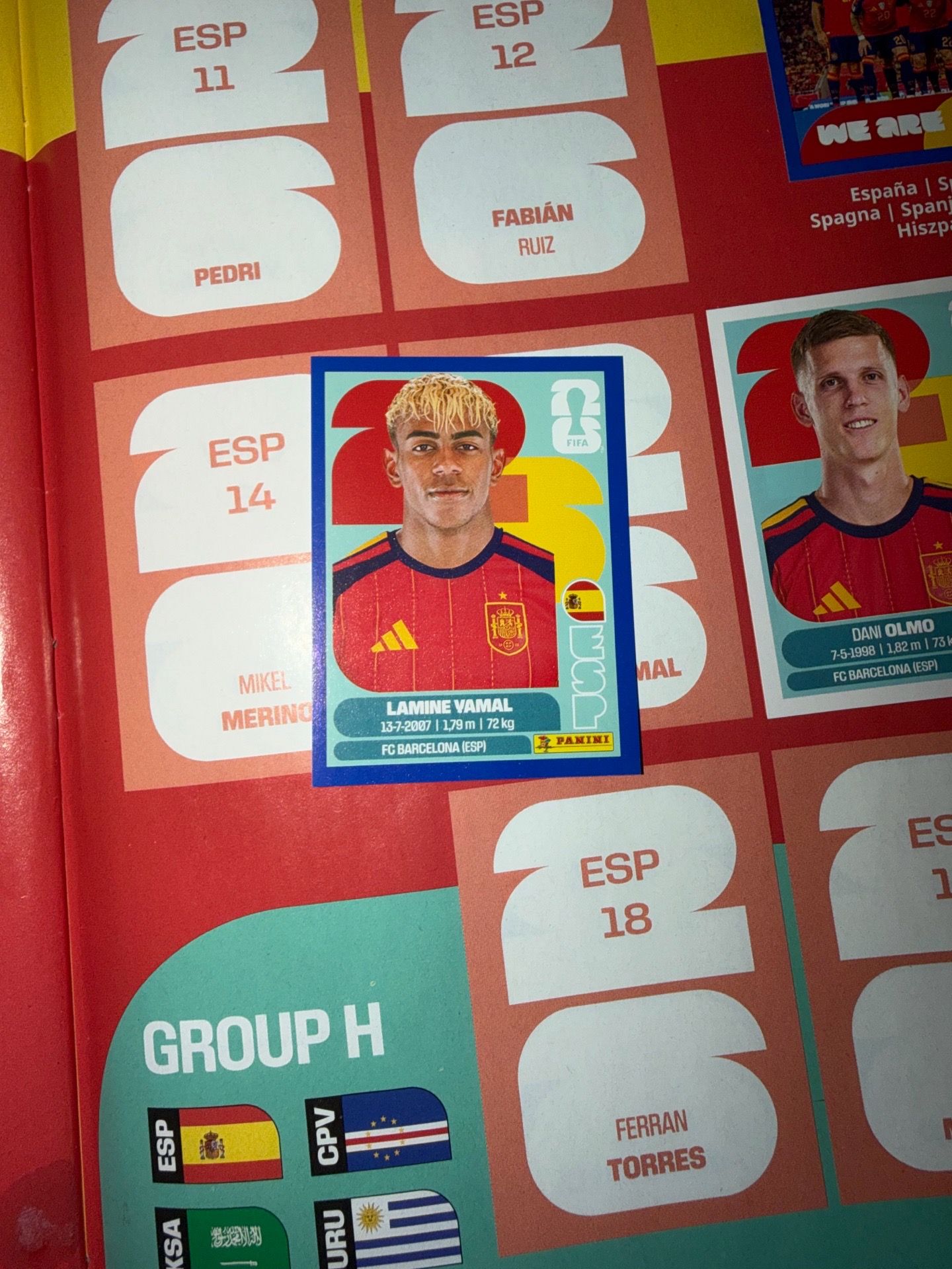 2026 World Cup panini sticker