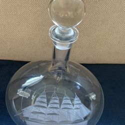 Nautical Glass Wine Decanter