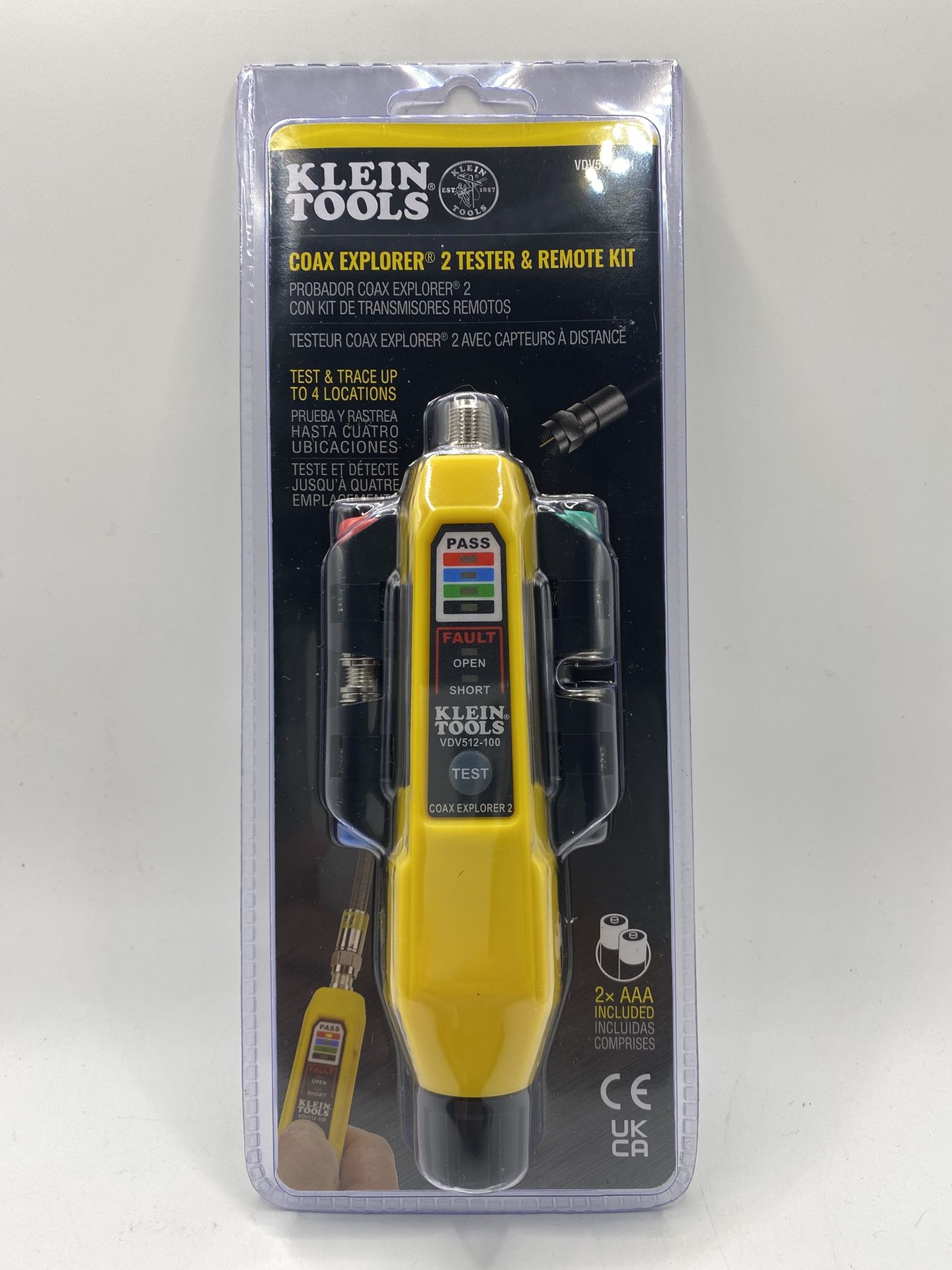 Coax Explorer 2 Tester & Remote Kit Klein Tools VDV512-101