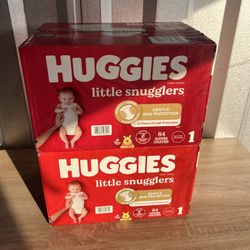 Newborn Diapers (2 boxes)