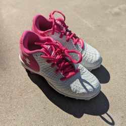 Girls UA Baseball Cleats size 13K
