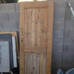 Custom made wooden door