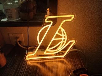 Neon bar light lakers