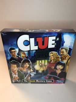 Clue Board Game - The Classic Mystery Game 2018 SEALED