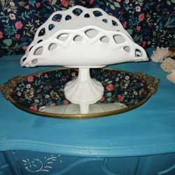 Vintage Milk Glass Large No Cracks Or Chips