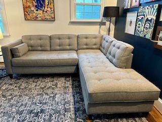 $500 Grey Sectional Couch