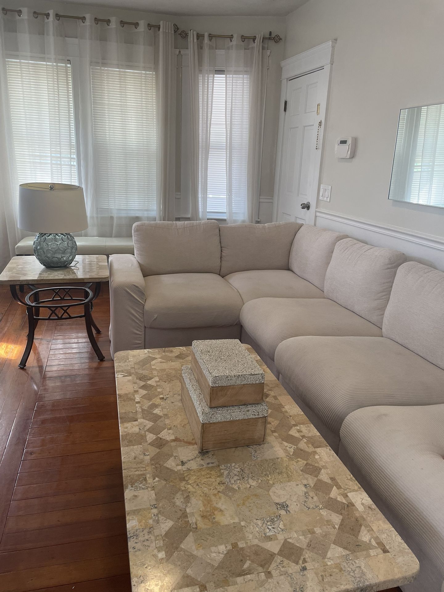 2 Marble Tables