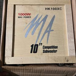 M.A  Audio 2’10s Subwoofer 