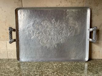 Hammered Metal Tray