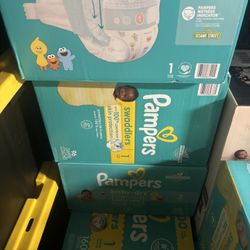 Pampers wipes & diapers 