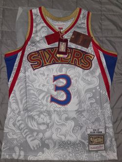 Philadelphia 76ers Allen Iverson Jersey Size Medium New With Tags