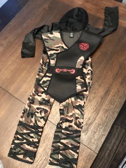 Kids Ninja Halloween Costume , Army,