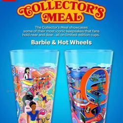 McDonald’s Collector’s Meal Cup Mattel Barbie/Hot Wheels 