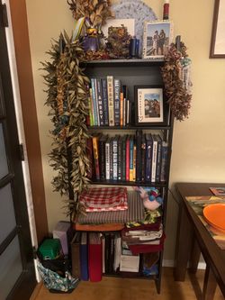 Black book shelf